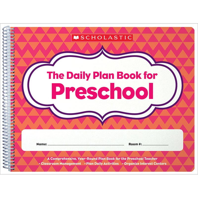 Daily Plan Book For Preschool (Pack of 3) - Plan & Record Books - Scholastic Teaching Resources