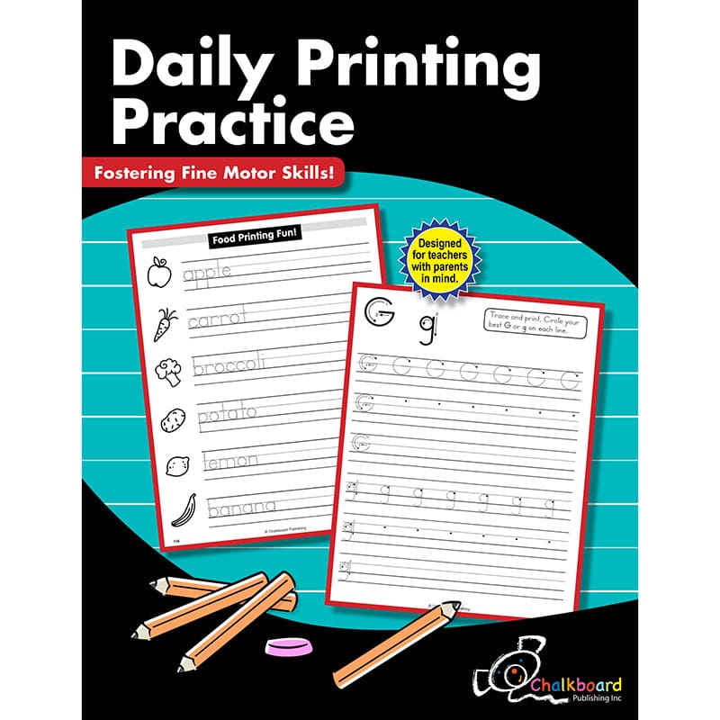 Daily Printing Practice (Pack of 6) - Handwriting Skills - Creative Teaching Press