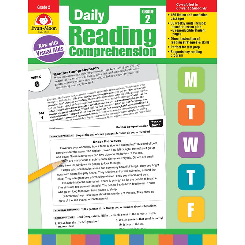 Daily Reading Comprehension Gr 2 - Comprehension - Evan-moor