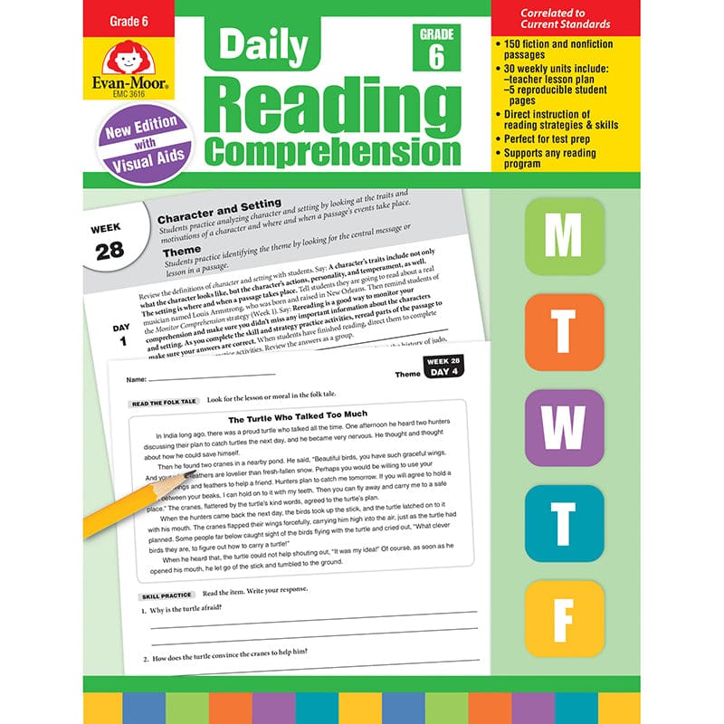 Daily Reading Comprehension Gr 6 - Comprehension - Evan-moor