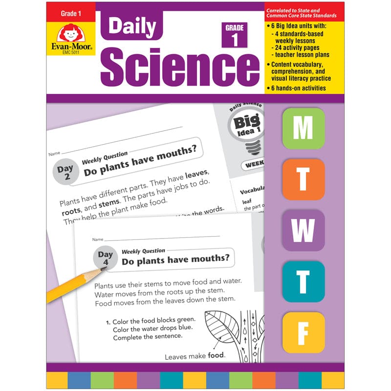 Daily Science Gr 1 - Activity Books & Kits - Evan-moor