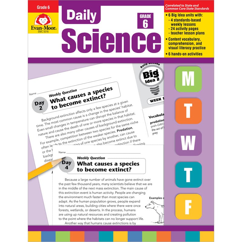 Daily Science Gr 6 - Activity Books & Kits - Evan-moor