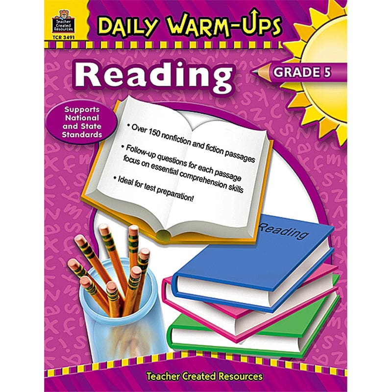Daily Warm-Ups Reading Gr 5 (Pack of 2) - Reading Skills - Teacher Created Resources