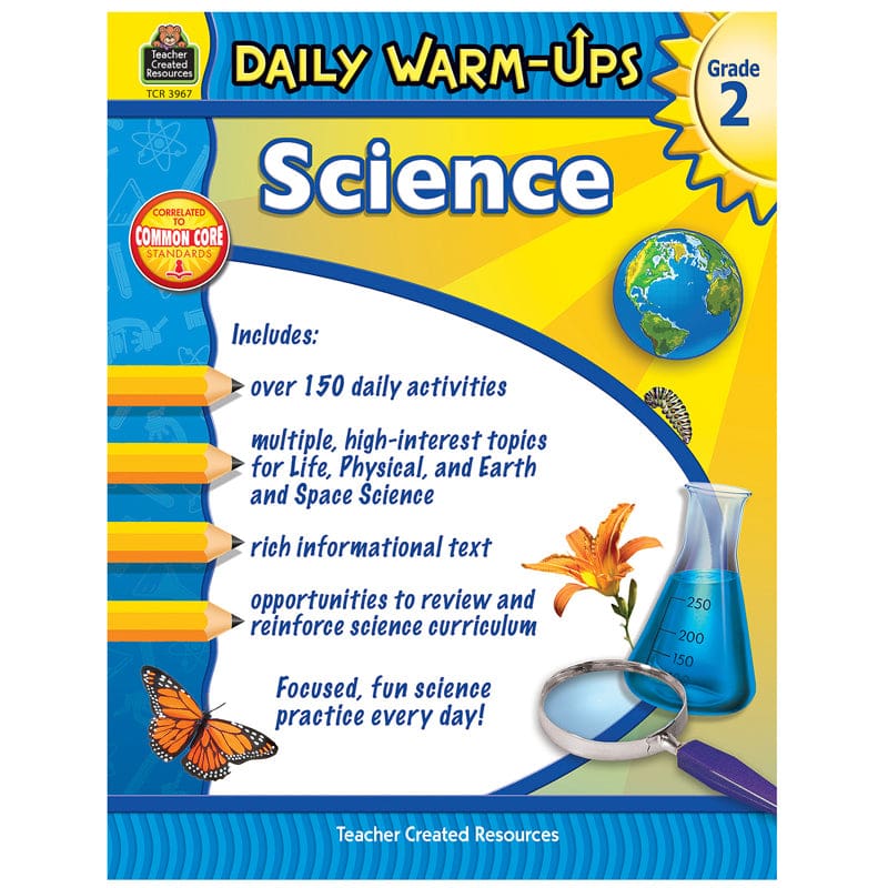 Daily Warm Ups Science Gr 2 (Pack of 2) - Activity Books & Kits - Teacher Created Resources