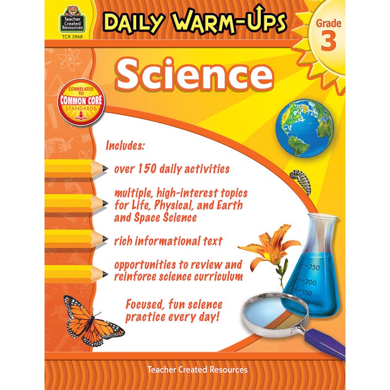 Daily Warm Ups Science Gr 3 (Pack of 2) - Activity Books & Kits - Teacher Created Resources