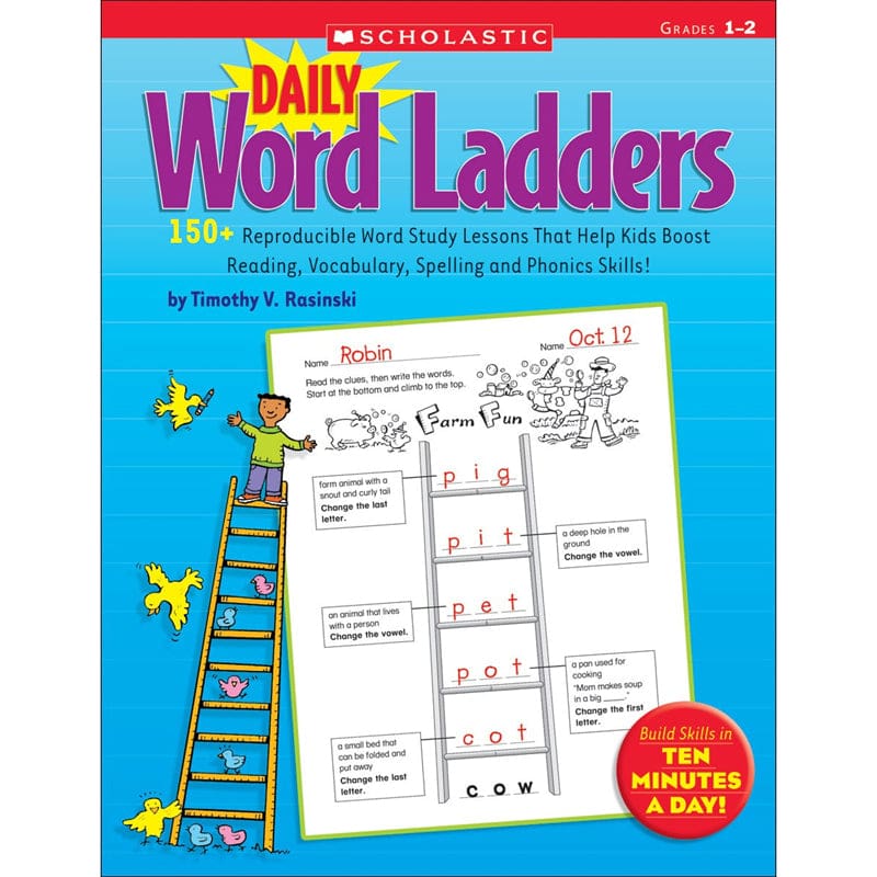 Daily Word Ladders Grs 1-2 (Pack of 2) - Sight Words - Scholastic Teaching Resources