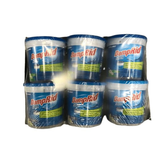 DampRid Refillable Moisture Absorber, 6 pk. - ShelHealth.Com