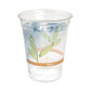 Dart Bare Eco-forward Rpet Cold Cups 12 Oz To 14 Oz Leaf Design Clear Squat 50/pack 20 Packs/carton - Food Service - Dart®