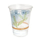 Dart Bare Eco-forward Rpet Cold Cups 12 Oz To 14 Oz Leaf Design Clear Squat 50/pack - Food Service - Dart®