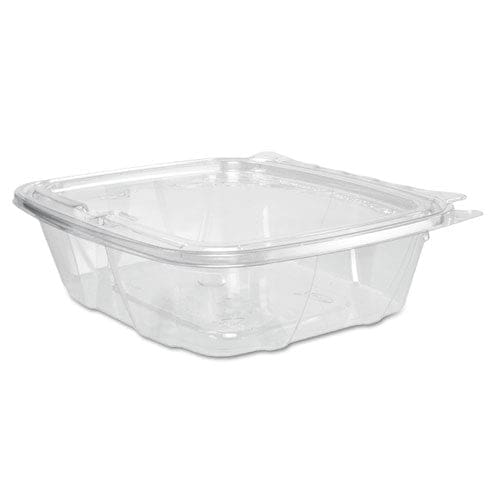 Dart Clearpac Safeseal Tamper-resistant/evident Containers Flat Lid 24 Oz 6.4 X 1.9 X 7.1 Clear Plastic 100/bag 2 Bags/ct - Food Service -