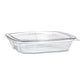 Dart Clearpac Safeseal Tamper-resistant/evident Containers Flat Lid 35 Oz 7.9 X 8.8 X 1.8 Clear Plastic 100/bag 2 Bags/ct - Food Service -