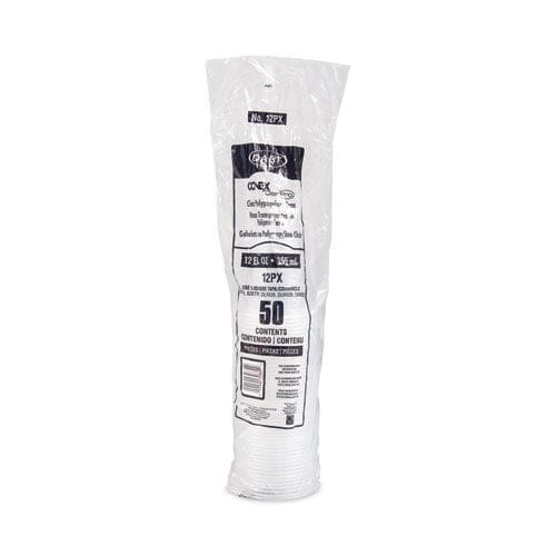 Dart Conex Clearpro Plastic Cold Cups 12 Oz Clear 50/sleeve 20 Sleeves/carton - Food Service - Dart®