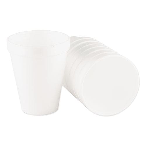 Dart Foam Drink Cups 10 Oz White 25/bag 40 Bags/carton - Food Service - Dart®