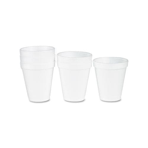 Dart Foam Drink Cups 6 Oz White 25/bag 40 Bags/carton - Food Service - Dart®