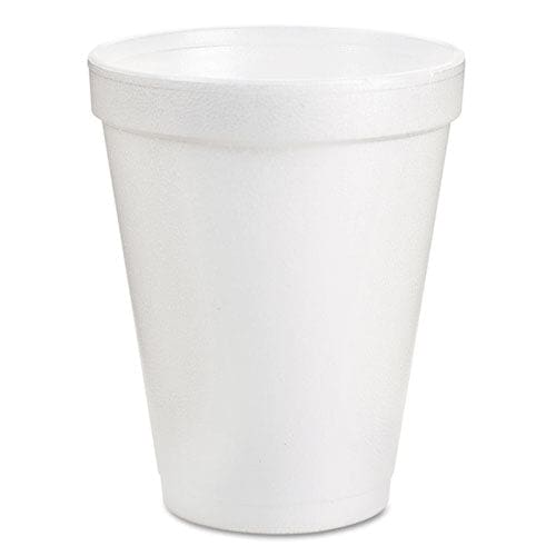 Dart Foam Drink Cups 8 Oz White 25/pack - Food Service - Dart®