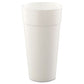 Dart Foam Drink Cups Hot/cold 24 Oz White 25/bag 20 Bags/carton - Food Service - Dart®