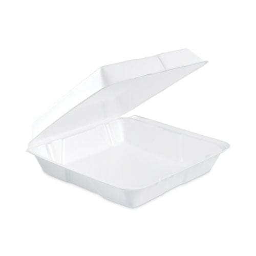Dart Foam Hinged Lid Containers 9.25 X 9.5 X 3 200/carton - Food Service - Dart®
