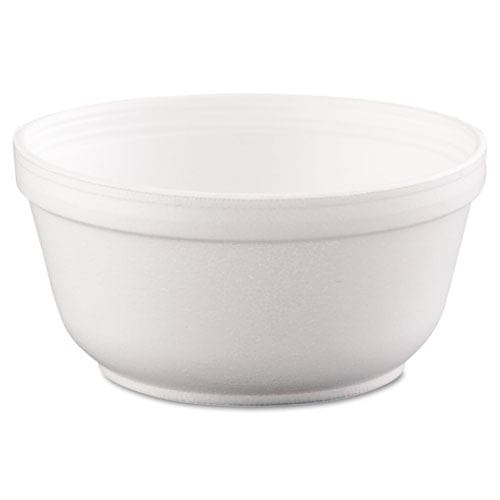 Dart Insulated Foam Bowls 12 Oz White 50/pack 20 Packs/carton - Food Service - Dart®