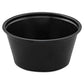 Dart Polystyrene Portion Cups 2 Oz Black 250/bag 10 Bags/carton - Food Service - Dart®