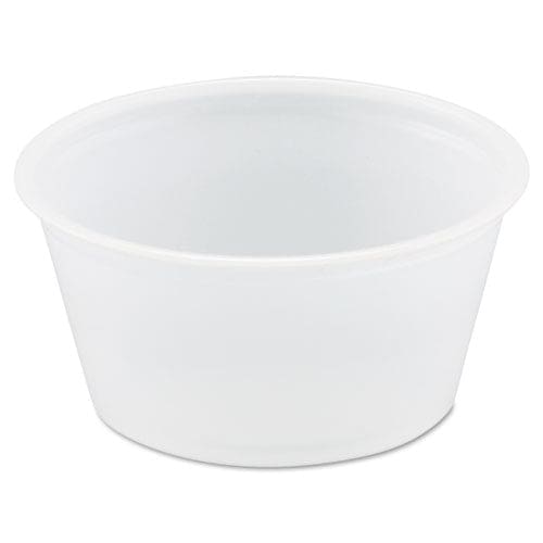 Dart Polystyrene Portion Cups 2 Oz Translucent 250/bag 10 Bags/carton - Food Service - Dart®