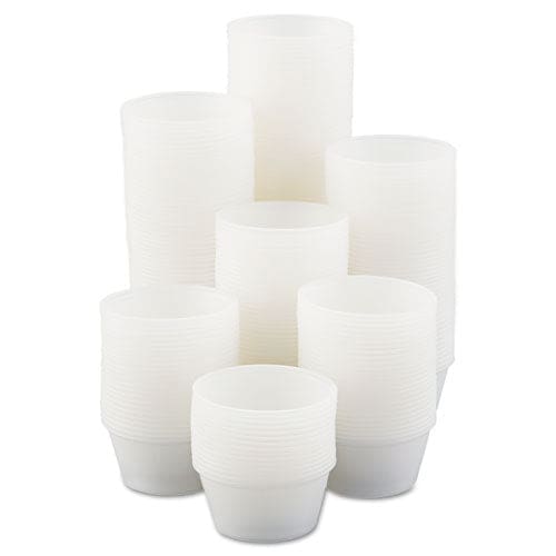 Dart Polystyrene Portion Cups 3.25 Oz Translucent 250/bag 10 Bags/carton - Food Service - Dart®