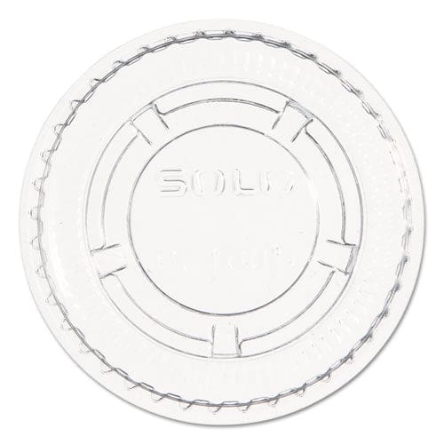 Dart Portion/souffle Cup Lids Fits 3.25 Oz To 9 Oz Cups Clear 125/pack 20 Packs/carton - Food Service - Dart®