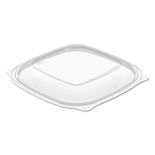 Dart Presentabowls Pro Clear Square Bowl Lids Large Vented Square 8.5 X 8.5 X 1 Clear Plastic 63/bag 4 Bags/carton - Food Service - Dart®