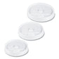 Dart Sip Thru Lids Fits 10 Oz To 12 Oz Foam Cups Plastic White 1,000/carton - Food Service - Dart®