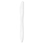Dart Style Setter Mediumweight Plastic Knives White 1000/carton - Food Service - Dart®