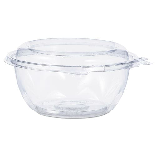 Dart Tamper-resistant Tamper-evident Bowls With Dome Lid 12 Oz 5.5 Diameter X 2.6h Clear Plastic 240/carton - Food Service - Dart®