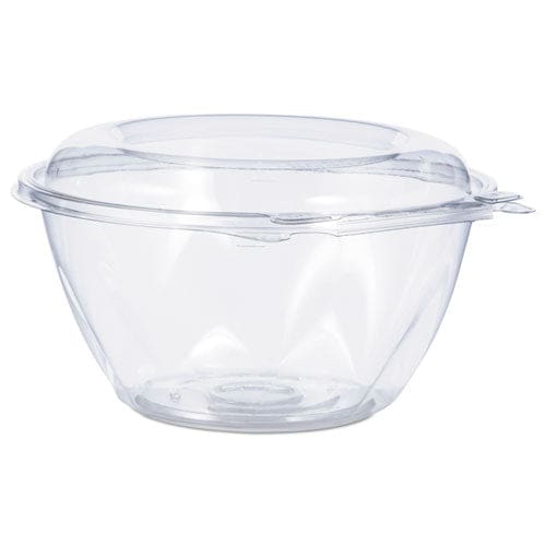 Dart Tamper-resistant Tamper-evident Bowls With Dome Lid 32 Oz 7 Diameter X 3.4h Clear Plastic 150/carton - Food Service - Dart®