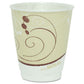 Dart Trophy Plus Dual Temperature Insulated Cups In Symphony Design 12 Oz Beige 1,000/carton - Food Service - Dart®