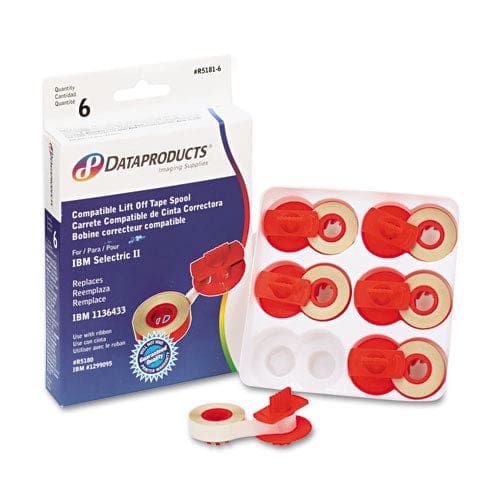 Dataproducts R51816 Compatible Low-tack Lift-off Tape Clear 6/box - Technology - Dataproducts®