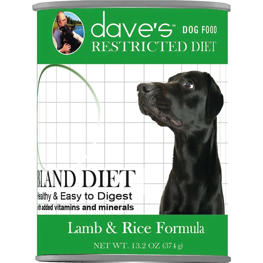 Daves Dog Restricted Diet Bland ? Lamb and Rice Formula 13. oz (Case of 12) - Pet Supplies - Daves