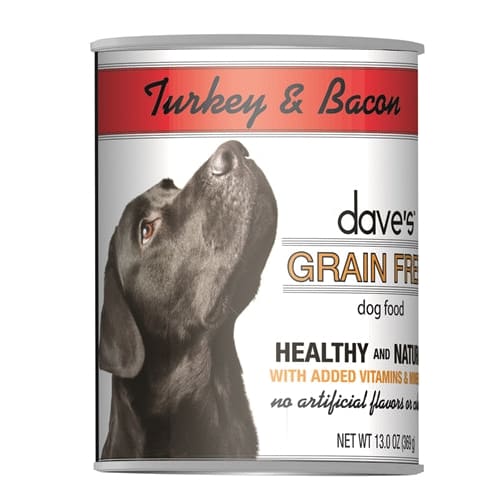 Daves Grain Free; Turkey and Bacon 13.2Oz (Case Of 12) - Pet Supplies - Daves