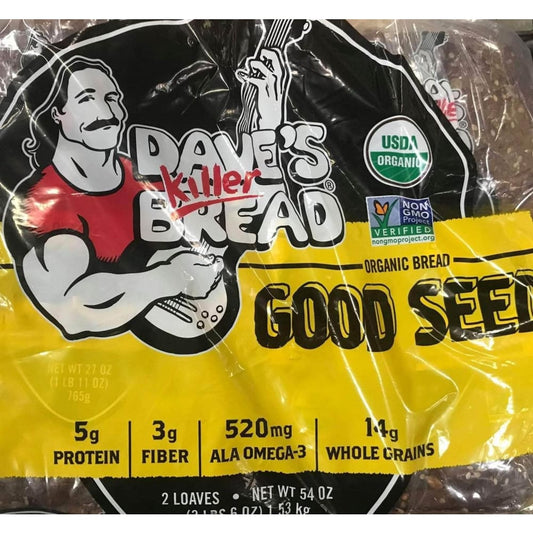 Dave's Killer Bread Good Seed Bread, 2 ct./27 oz. - ShelHealth.Com