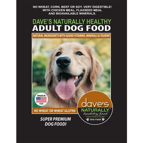 Daves Naturally Healthy Adult Dog Food 4 Lbs - Pet Supplies - Daves