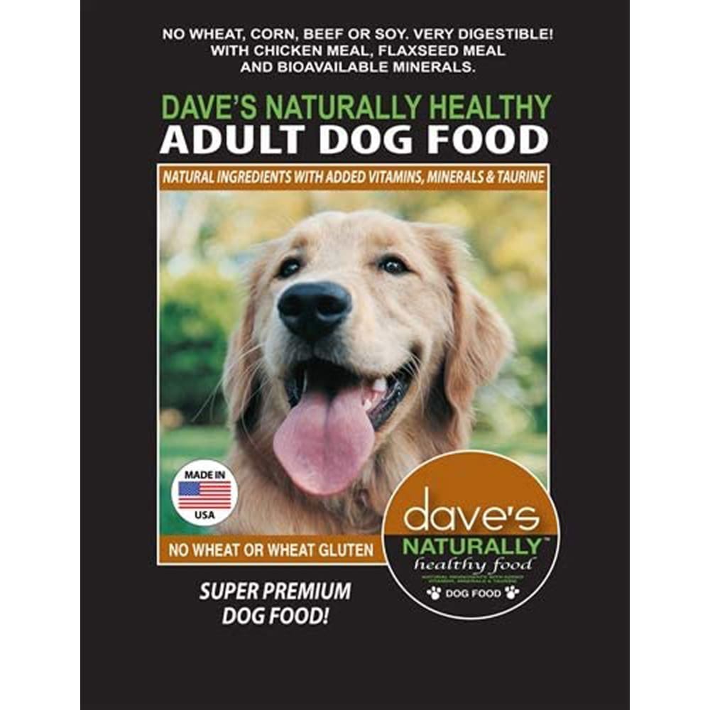 Daves Pet Food Naturally Healthy Adult Dry Dog Food 18lbs. - Pet Supplies - Daves
