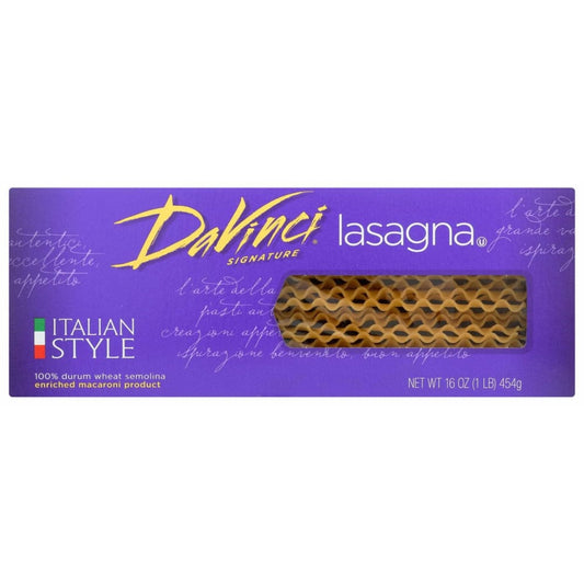DAVINCI DAVINCI Lasagna Pasta, 16 oz