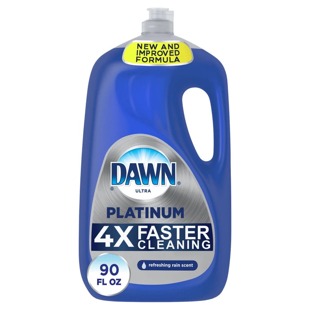 Dawn Platinum Dishwashing Liquid Dish Soap Refreshing Rain (90 fl. oz.) - Cleaning Supplies - Dawn Platinum