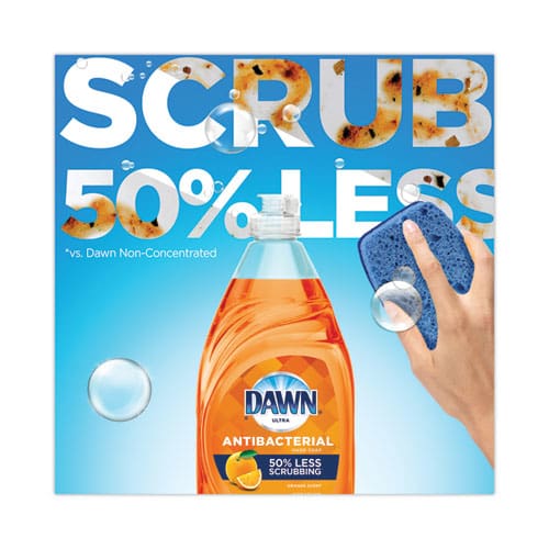 Dawn Ultra Antibacterial Dishwashing Liquid Orange Scent 38 Oz Bottle 8/carton - Janitorial & Sanitation - Dawn®