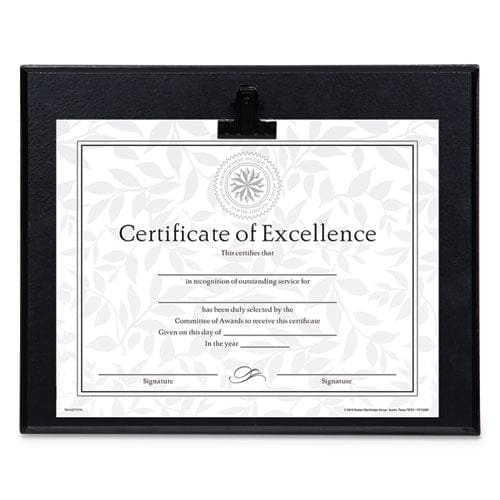 DAX Plaque With Metal Clip Wood 8.5 X 11 Insert Black - Office - DAX®