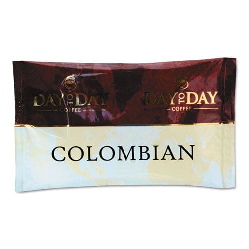 Day to Day Coffee 100% Pure Coffee Colombian Blend 1.5 Oz Pack 42 Packs/carton - Food Service - Day to Day Coffee®