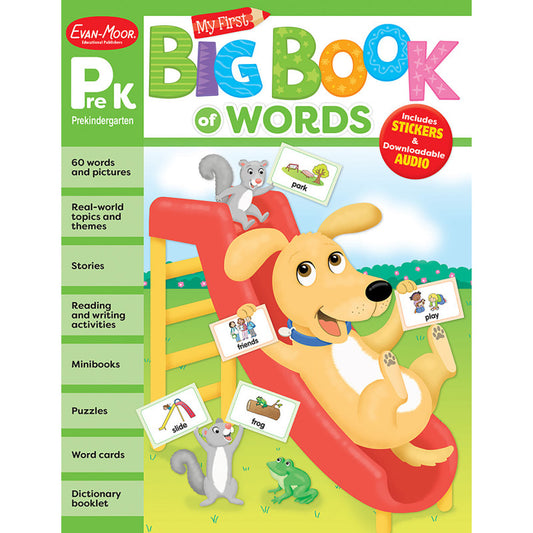 Gr Prek My First Big Book Of Words (Pack of 3)