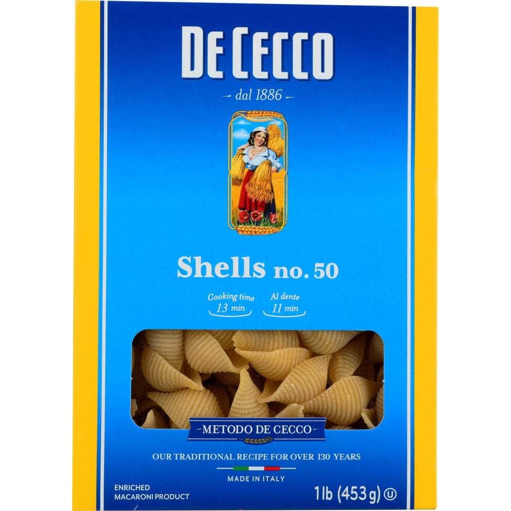 De Cecco De Cecco Pasta Shells, 16 oz