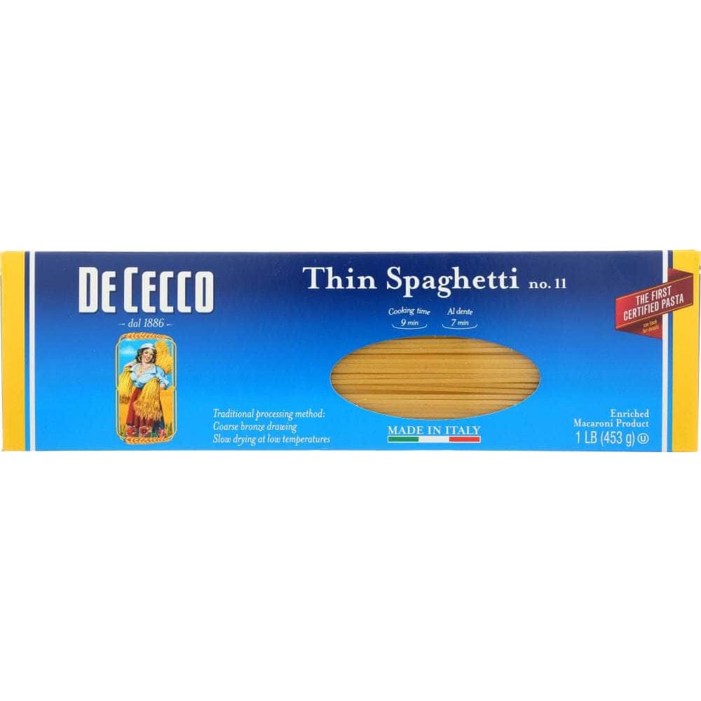 De Cecco De Cecco Pasta Spaghetti Thin, 16 oz