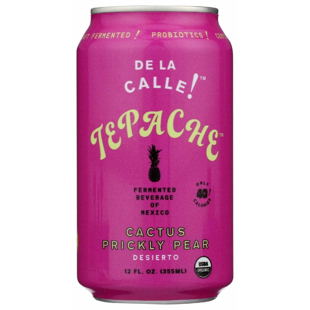 DE LA CALLE Grocery > Refrigerated DE LA CALLE: Tepache Cactus Prickly Pear, 12 oz