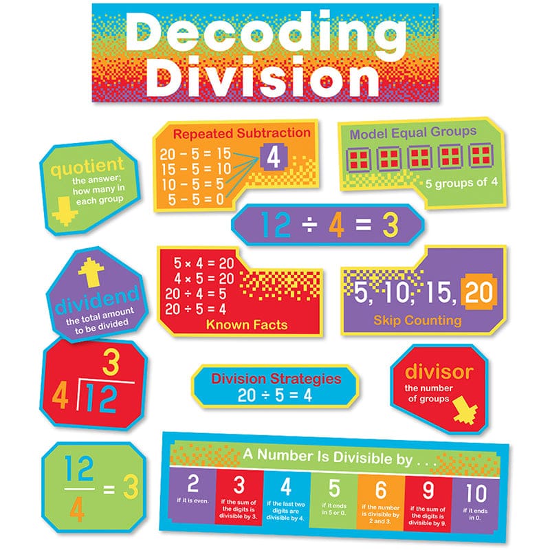 Decoding Division Mini Bb St (Pack of 6) - Math - Carson Dellosa Education