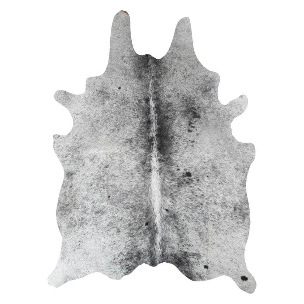 Decohides Real Cowhide Rug Salt and Pepper Black and White - Area Rugs - Decohides
