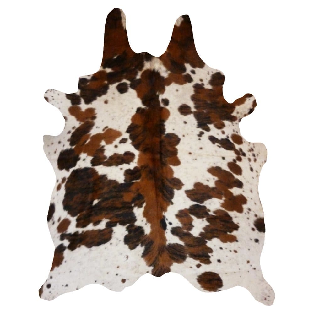 Decohides Real Cowhide Rug Spine Tricolor - Area Rugs - Decohides